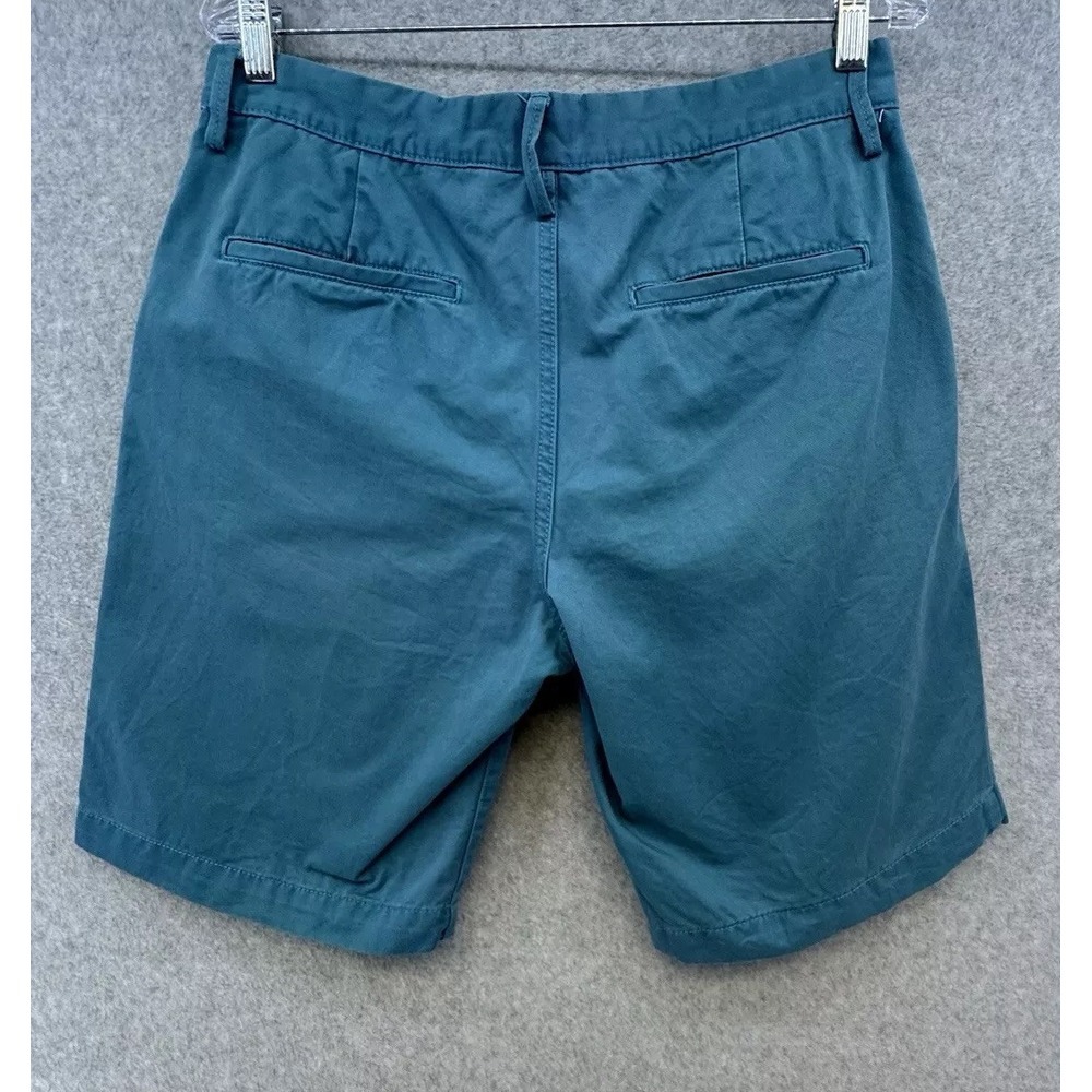GAP Khaki Shorts Mens 32 Teal - Picture 2 of 8